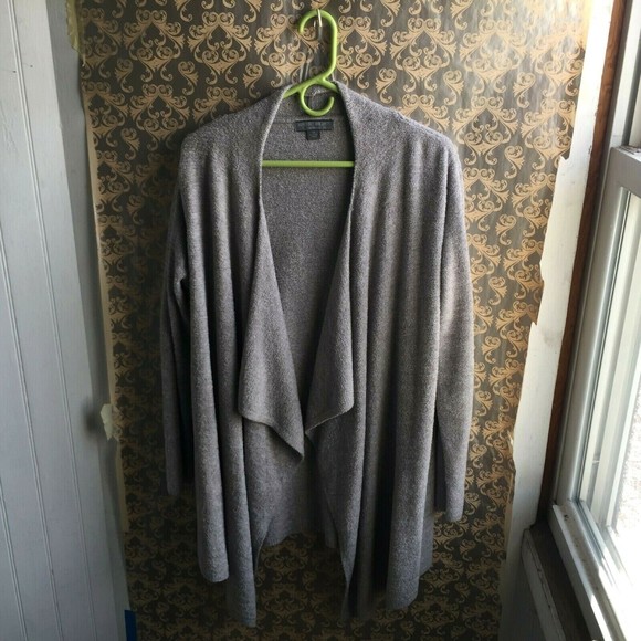 Barefoot Dreams CozyChic Lite Calypso Waterfall Open Cardigan - Size 1X Plus - Picture 11 of 11